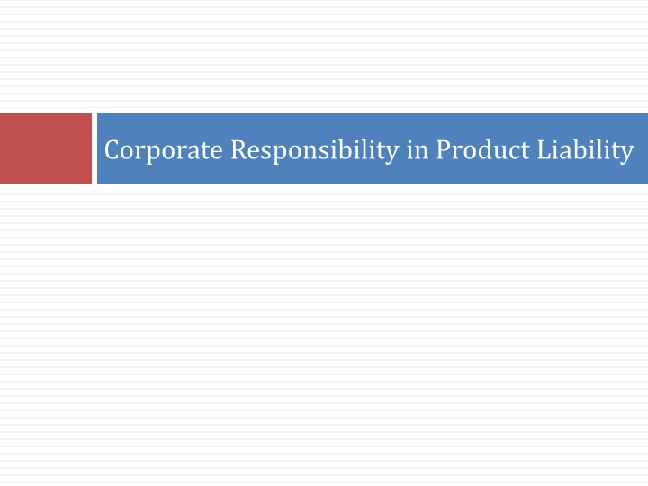 Design Defect Product Liability Design Defect Product Liability