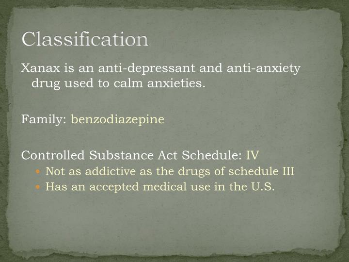 diazepam valium classification dea