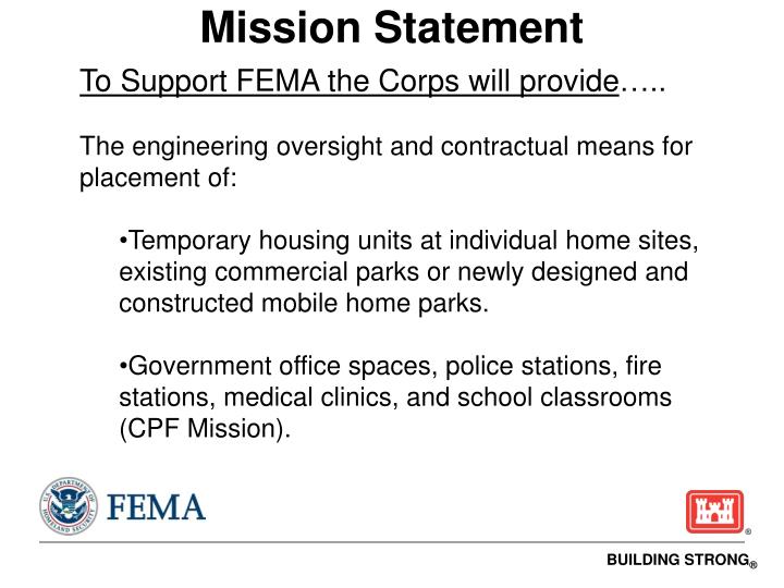 PPT USACE/FEMA 2011 Remedial Action Program December 69