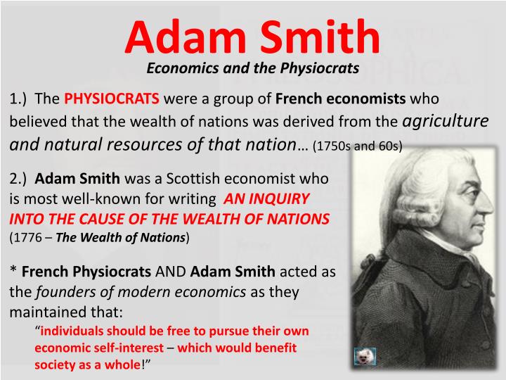 Adam Smith Self Interest Analysis