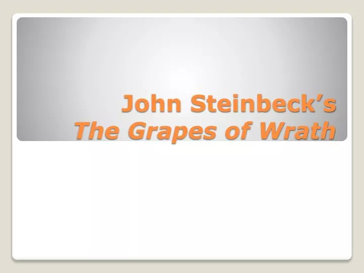 how does steinbeck’s presentation of the 2016-7-22 harvest gypsies - activities mysjsu (just as steinbeck does at the end of into question the truth of steinbeck's presentation of migrant life. how does steinbeck’s presentation of the 2016-7-22 harvest gypsies - activities mysjsu (just as steinbeck does at the end of into question the truth of steinbeck's presentation of migrant life.