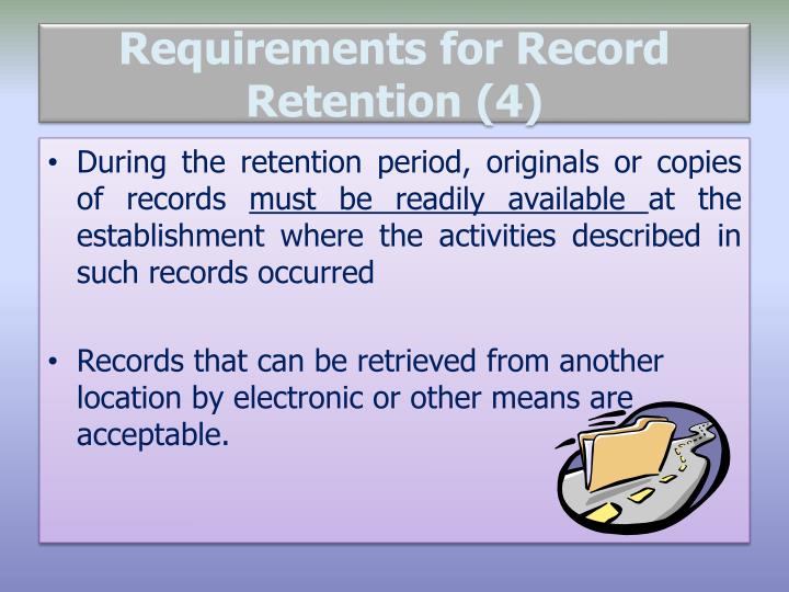 PPT GMP Document and Record Retention PowerPoint Presentation ID