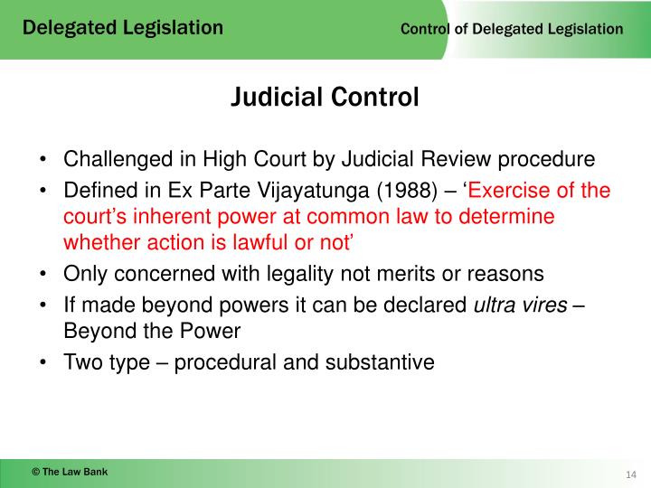 delegated legislation judicial review of Judical control over delegated legislation by grounds of judicial review of the law and rules problems relating to judicial control over delegated legislation. delegated legislation judicial review of Judical control over delegated legislation by grounds of judicial review of the law and rules problems relating to judicial control over delegated legislation.