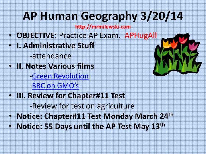 Ap human geography chapter 1 14 vocabulary and notes