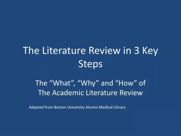 How To Write A Literature Review Uk