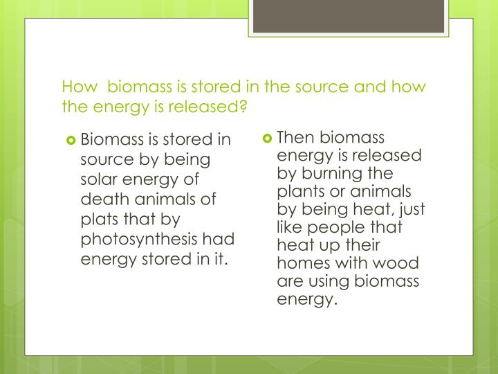 PPT Biomass Energy! PowerPoint Presentation ID1588845