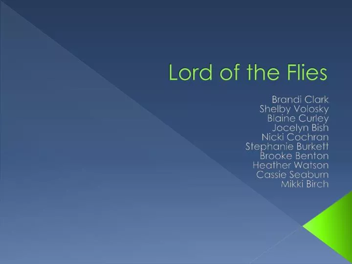 literary criticism of lord of the literary criticism of lord of the