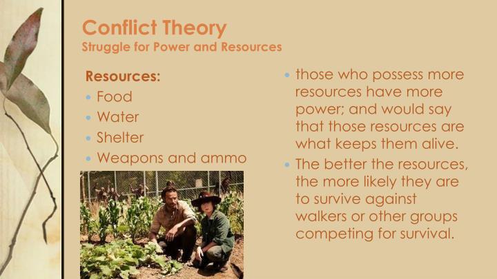 Essay conflict theory