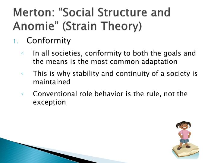 merton anomic theory Anomibegrebet blev igen brugt i 1930'erne og siden i 1950'ernes og 1960'ernes amerikanske funktionalistiske sociologi, bla af robert k mertonher blev begrebet dog frigjort fra tilknytningen til industrisamfundets historiske gennembrud og kom til at betegne normløshed som et generelt sociologisk fænomen, der kan optræde både i. merton anomic theory Anomibegrebet blev igen brugt i 1930'erne og siden i 1950'ernes og 1960'ernes amerikanske funktionalistiske sociologi, bla af robert k mertonher blev begrebet dog frigjort fra tilknytningen til industrisamfundets historiske gennembrud og kom til at betegne normløshed som et generelt sociologisk fænomen, der kan optræde både i.