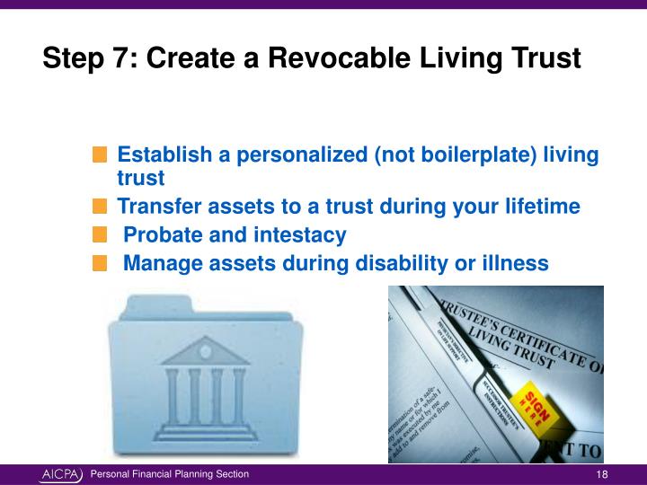 Transferring stock options to revocable trust