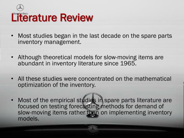 A Review Of Literature