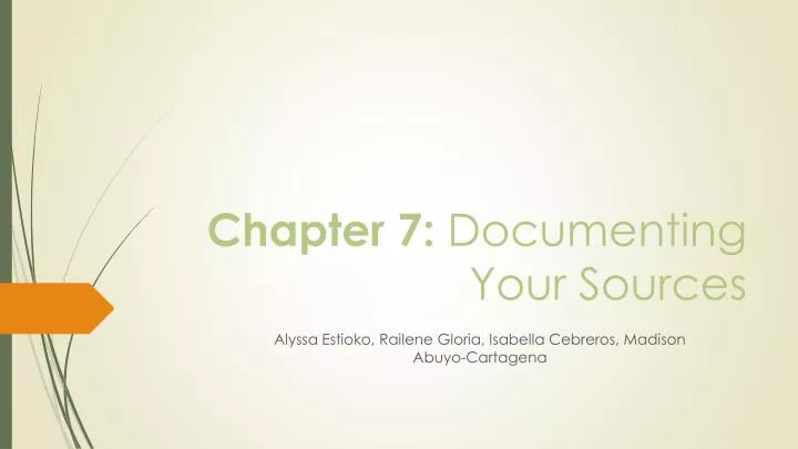 documenting sources in a research paper documenting sources in a research paper