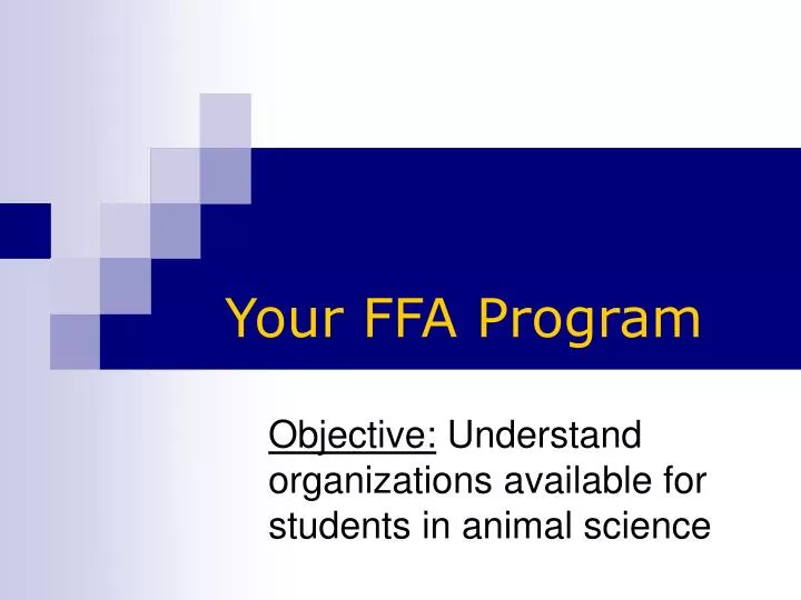 what is ffa Tennessee ffa strives to make a positive difference in the lives of students by developing their potential for premiere leadership. what is ffa Tennessee ffa strives to make a positive difference in the lives of students by developing their potential for premiere leadership.