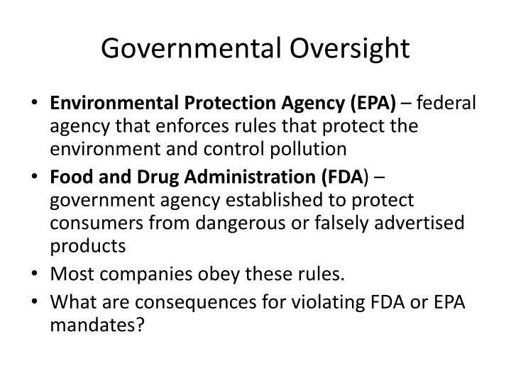 project on government oversight