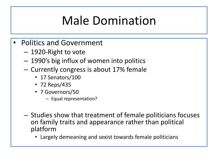 on domination Graphs male