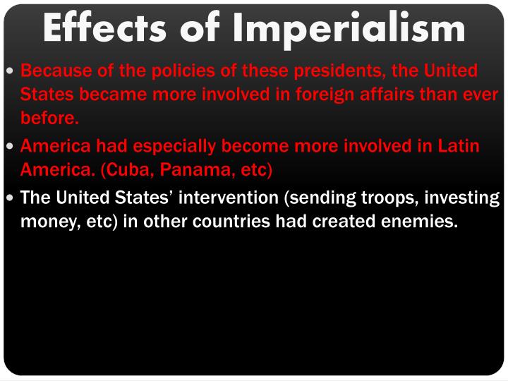 The Impact Of Imperialism