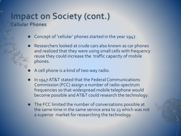 The Impact Of Satellite Communication On Global Society | Bartleby
