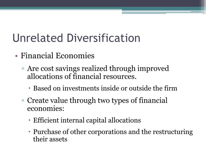 unilever unrelated diversification unilever unrelated diversification