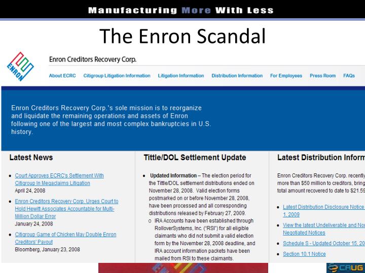 enron and worldcom scandals The worldcom accounting scandal was a financial scandal that involved the mci worldcom telecommunications company although the investigative reports provided by the securities and exchange commission - as well as those belonging to private auditors who undertook additional investigation - state that the worldcom scandal began in the year. enron and worldcom scandals The worldcom accounting scandal was a financial scandal that involved the mci worldcom telecommunications company although the investigative reports provided by the securities and exchange commission - as well as those belonging to private auditors who undertook additional investigation - state that the worldcom scandal began in the year.