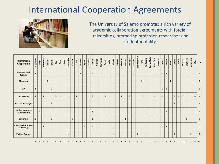 international agreements An international agreement is that type of an agreement wherein the parties involved belong to different nations this type of an agreement deals with the business ventures or transactions done between off shore links. international agreements An international agreement is that type of an agreement wherein the parties involved belong to different nations this type of an agreement deals with the business ventures or transactions done between off shore links.