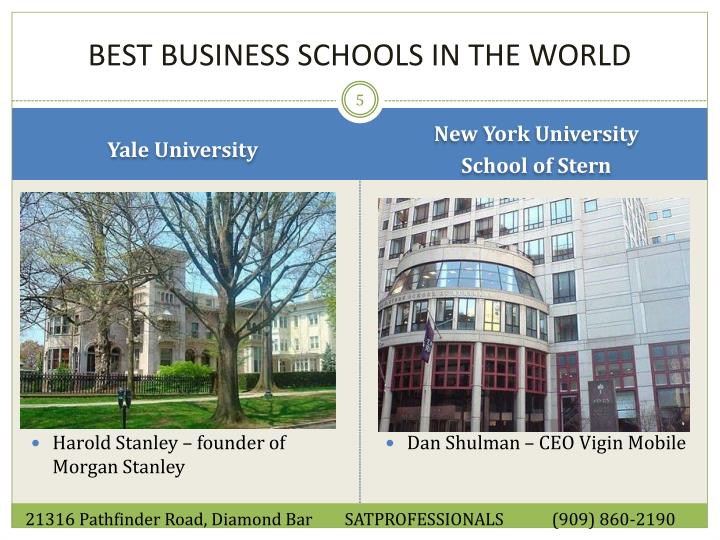 PPT - BEST BUSINESS SCHOOLS IN THE WORLD PowerPoint ...