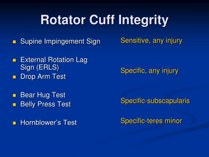 PPT Orthopedic Special Tests for the Shoulder PowerPoint Presentation PPT Orthopedic Special Tests for the Shoulder PowerPoint Presentation