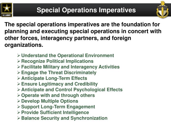 PPT Special Operations Center of Excellence PowerPoint Presentation