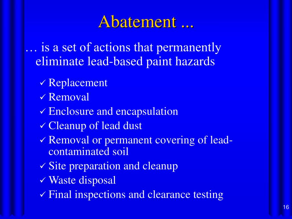 Ppt Controlling Lead Based Paint Hazards Powerpoint Presentation