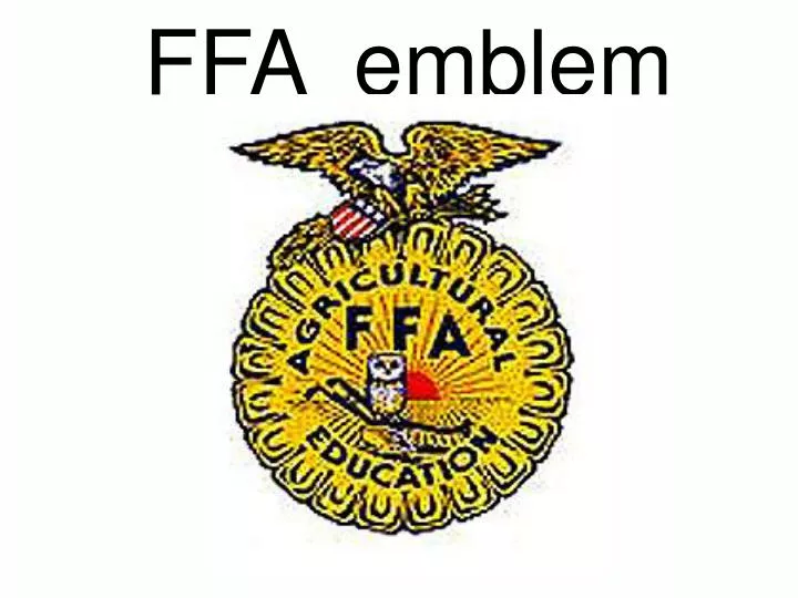 PPT FFA Emblem PowerPoint Presentation ID 1723253