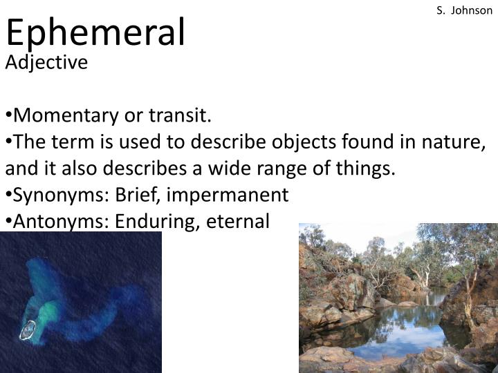 ephemeral synonym