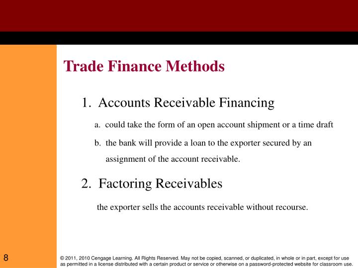 Assignment Of Accounts Receivable