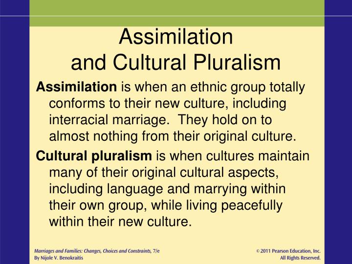 the cultural assimilation of american immigrants Essay about immigrants and assimilation into american society 1202 words | 5 pages immigrants and assimilation into american society several years ago, america was taught to be a 'melting pot,' a place where immigrants of different cultures or races form an integrated society, but now america is more of a 'salad bowl' where. the cultural assimilation of american immigrants Essay about immigrants and assimilation into american society 1202 words | 5 pages immigrants and assimilation into american society several years ago, america was taught to be a 'melting pot,' a place where immigrants of different cultures or races form an integrated society, but now america is more of a 'salad bowl' where.