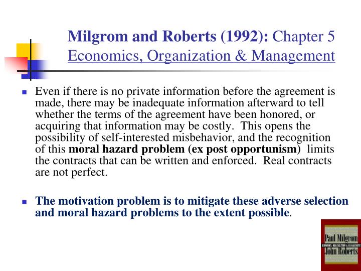 bounded rationality private information moral hazard Chapter 5: bounded rationality and private information any attempt to deal seriously with the study of economic organization must come to terms with. bounded rationality private information moral hazard Chapter 5: bounded rationality and private information any attempt to deal seriously with the study of economic organization must come to terms with.