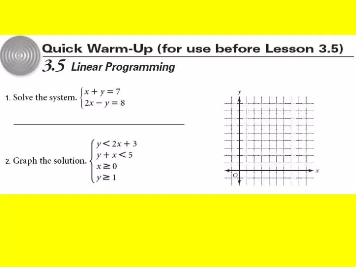 Using Linear Equations To Solve Problems