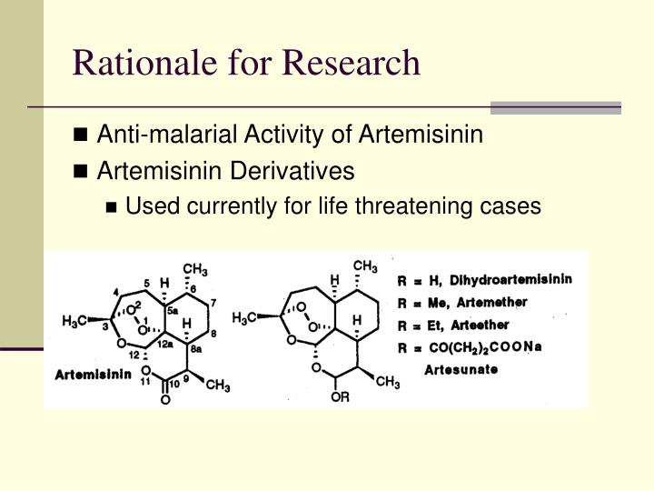 Rationale for research