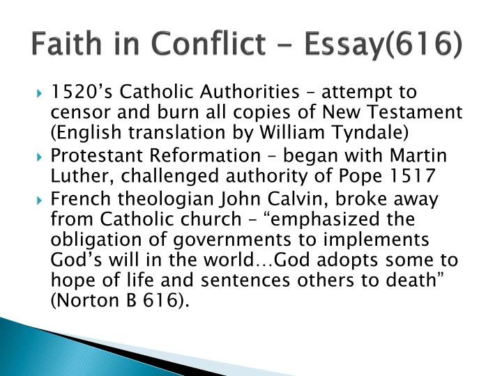 Essay On Conflict