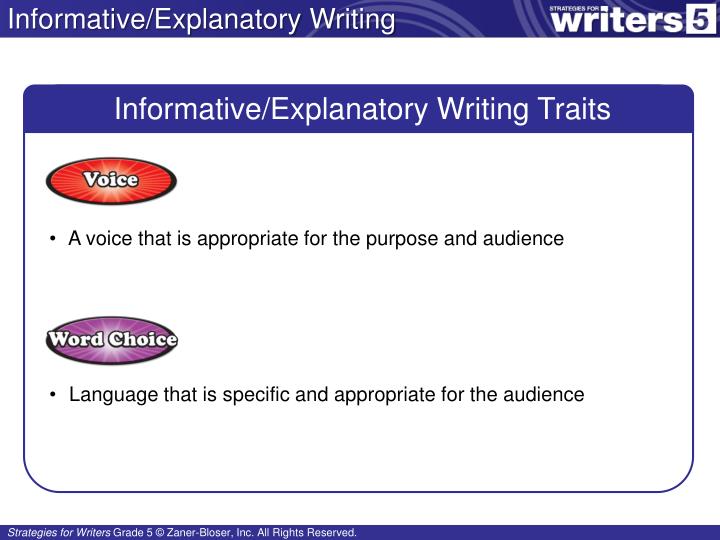 explanatory writing explanatory writing