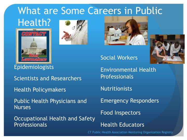 What jobs are available with a public health major