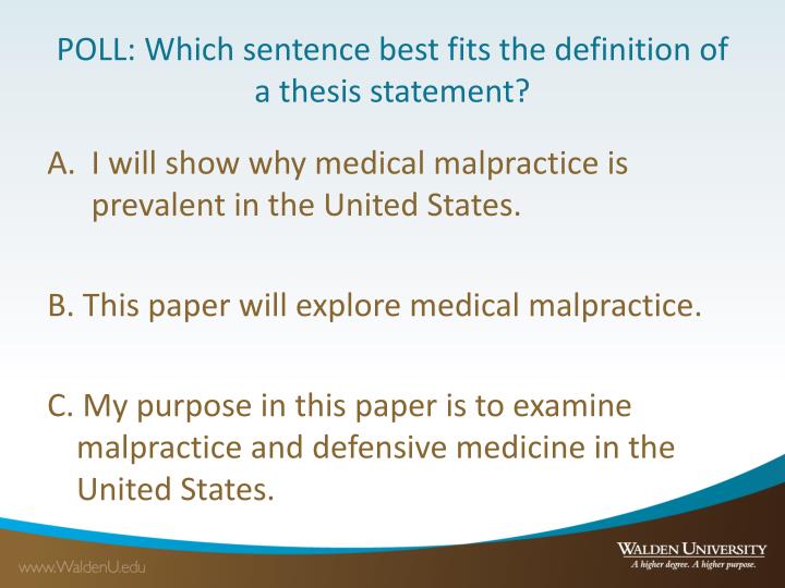 Dissertation medical negligence