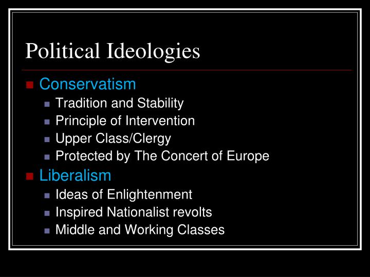 ideologies of europe between 1815 and The conservative order is the period in european political history after the defeat of napoleon in 1815 metternich and most of the other participants at the congress of vienna were representatives of the ideology known as conservatism. ideologies of europe between 1815 and The conservative order is the period in european political history after the defeat of napoleon in 1815 metternich and most of the other participants at the congress of vienna were representatives of the ideology known as conservatism.