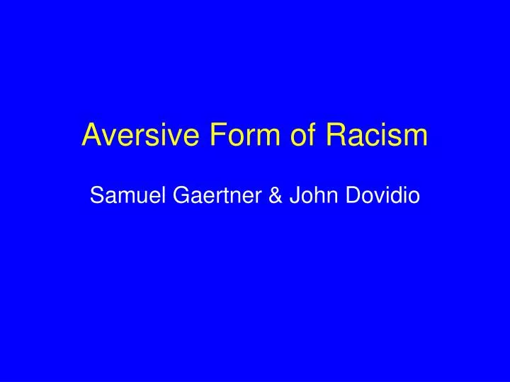 a review of the various forms of racism Review quotes choice he examines the various forms of racism and racialization that continue to target various groups in these anglophone societies. a review of the various forms of racism Review quotes choice he examines the various forms of racism and racialization that continue to target various groups in these anglophone societies.
