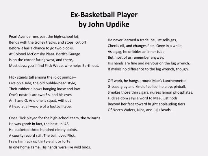 John updike essays golf