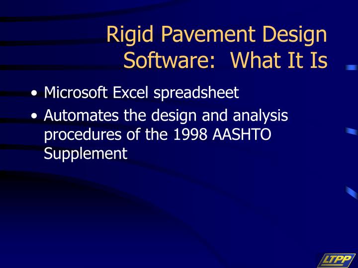 Pavement Design Software Aashto Pavement Design Software Aashto