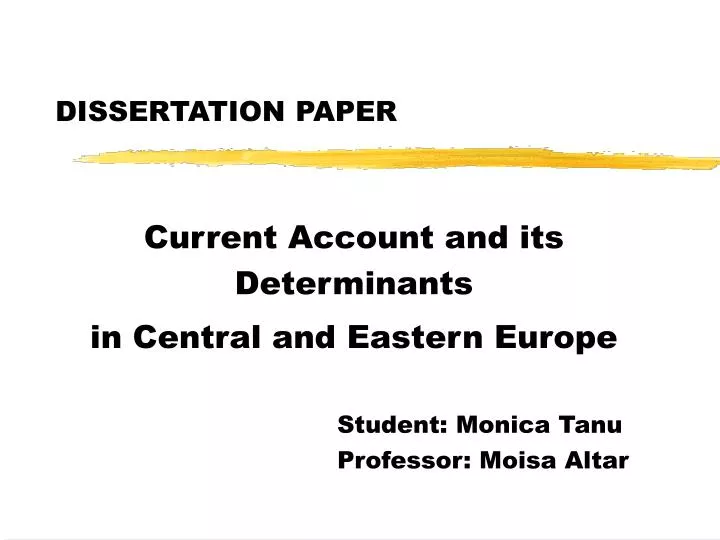 Dissertation Paper Model
