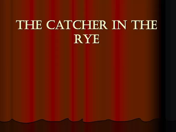 holden caulfield s road to maturity holden caulfield s road to maturity