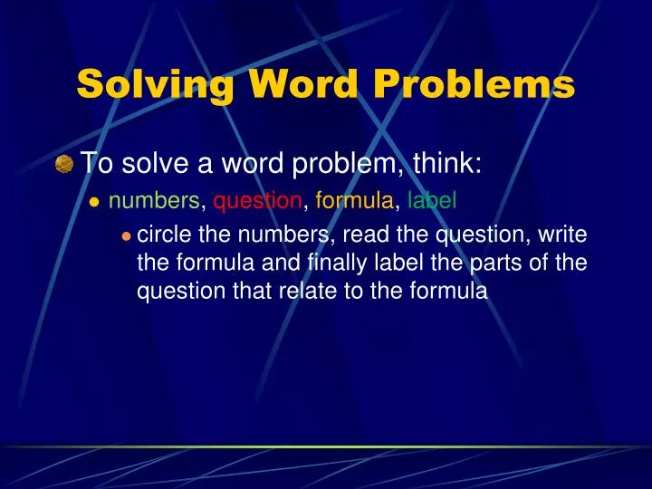 Problem Solving In Motion