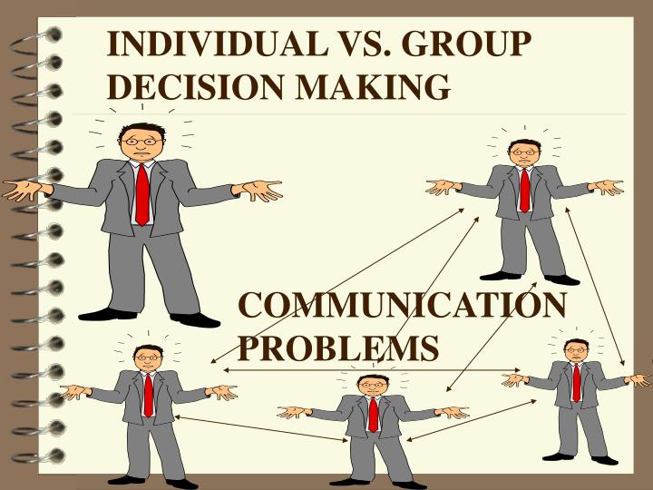individual decision making individual decision making