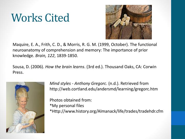 works cited mls
