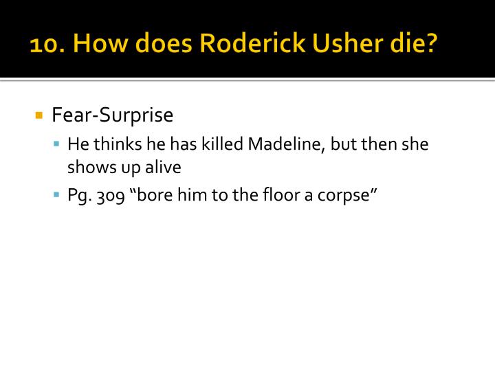 description of roderick usher Overview of roderick usher edgar allen poe's character roderick usher was considered a controversial character at the time of publication, and he remains one of the more interesting and colorful characters in the history of american literature a large reason for this is that roderick usher is a strange character with a belief in the occult and. description of roderick usher Overview of roderick usher edgar allen poe's character roderick usher was considered a controversial character at the time of publication, and he remains one of the more interesting and colorful characters in the history of american literature a large reason for this is that roderick usher is a strange character with a belief in the occult and.