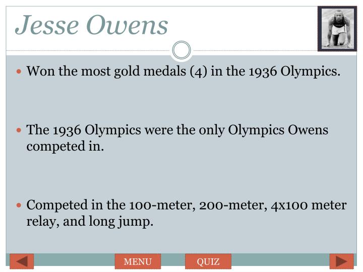 Jesse Owens Essay